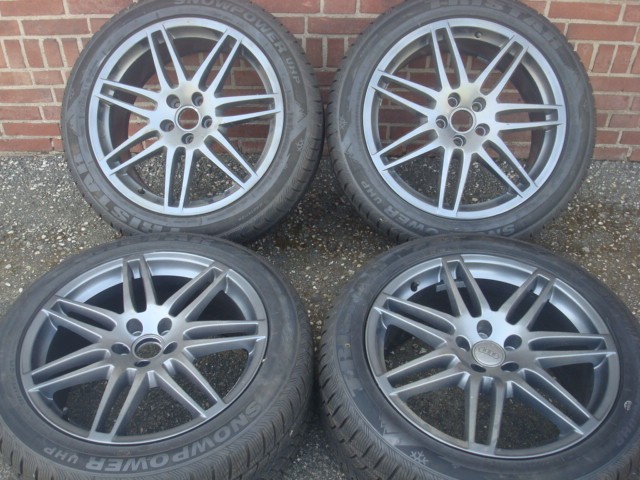 19 Inch Originele RS4 Antraciet Audi TT Velgen Steek 5x112