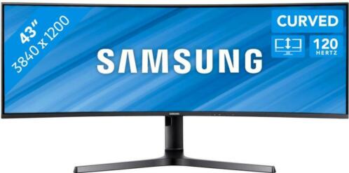 43 inch curved beeldscherm van Samsung