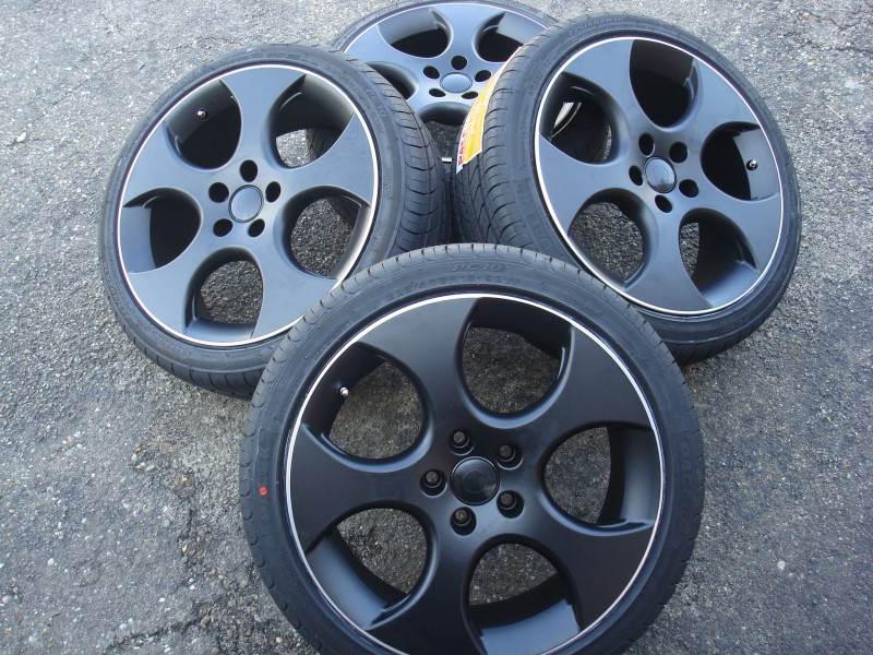 18'' Inch GTI Black Velgen en Banden Steek 5x112