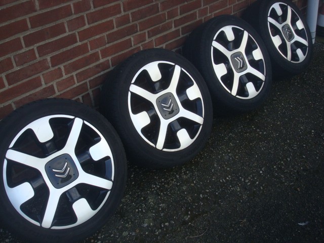 17 inch Originele Bicolor Citroën C3/C4 Cactus Velgen 4x108