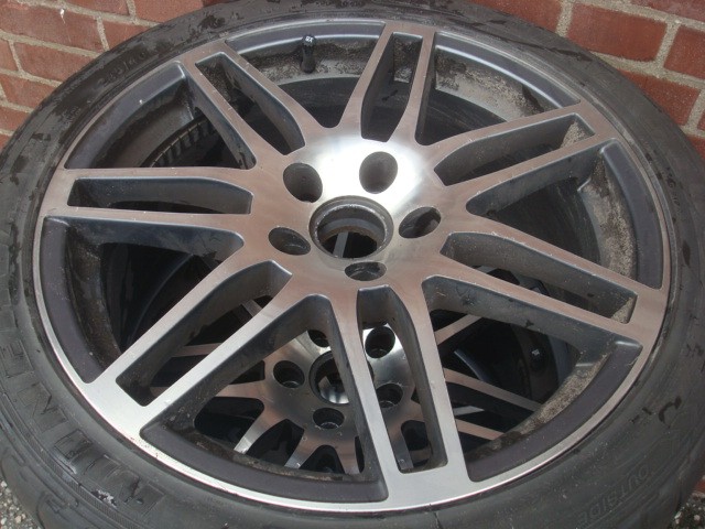 18’’Inch Audi rs4 Blechk Velgen en banden 5x112