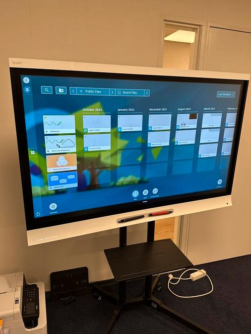4K 55 presentatie touchscreen scherm verrijdbare standaard