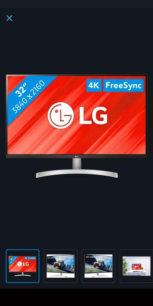 4K Gaming Monitor 32quot - LG 32UN500