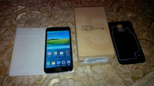 4wkn oud galaxy S5,doos,flipcover.