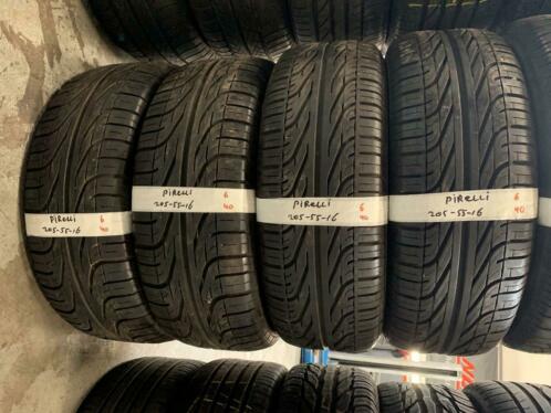 4x 205-55-16 Pirelli Zomer 6mm Incl Montage 205 55 16