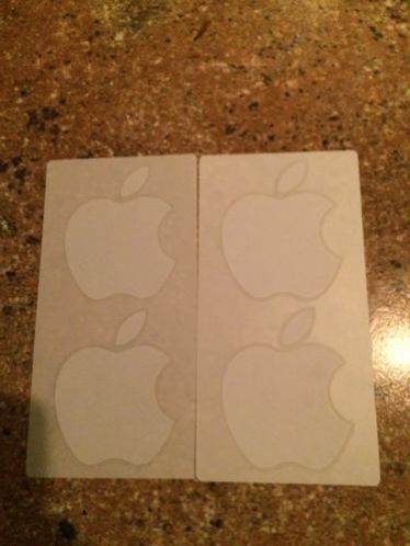 4x Apple sticker