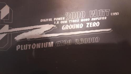 4x auto versterker- Ground Zero-3000 Watt