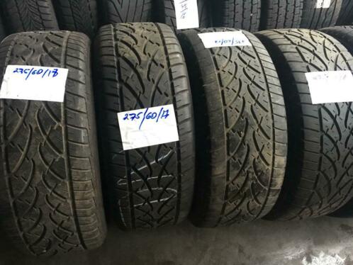 4x Bridgestone Dueler 275-60-17 Zomerbanden 8mm