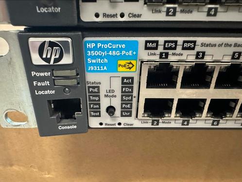 4x HP Aruba 24 en 48 poort Gigabit switches met POE()