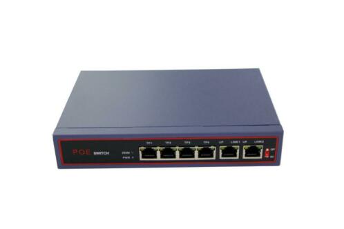 4x IP POE  2x uplink ports switch (ZX-4EP2E-ND)
