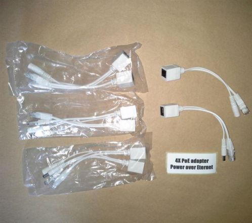 4X Power over Eternet PoE adapter