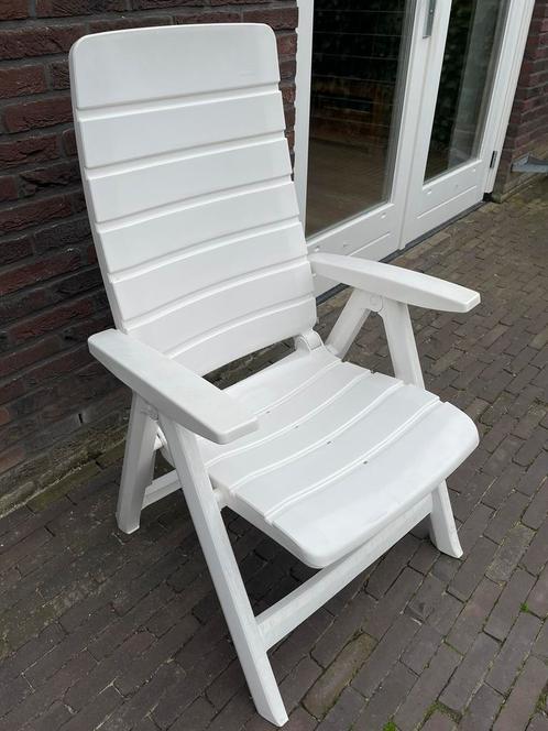 5 Hartman verstelbare tuinstoelen met kussens