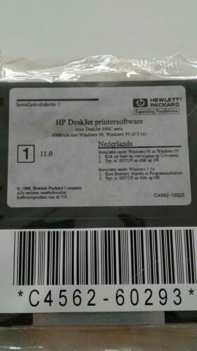 5 installatiediskettes Hewlett Packard