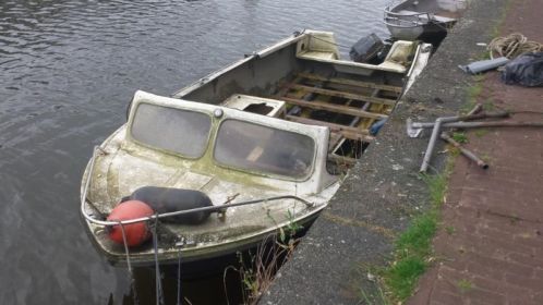 5 meter open bootje met bb motor