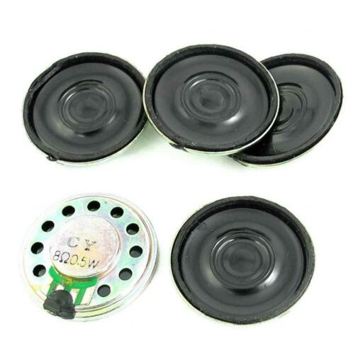 5 Stks 0.5 W 8 Ohm 28mm Diameter Ronde Magneet Speaker