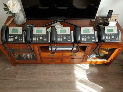5 stuks in een koop Tiptel IP 284 telefoons IP284