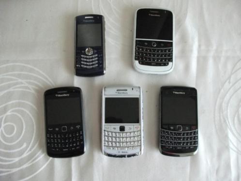 5 verschillende blackberry