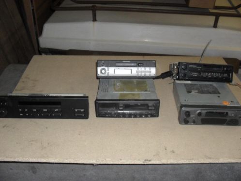 5 x auto radio-cassette speler