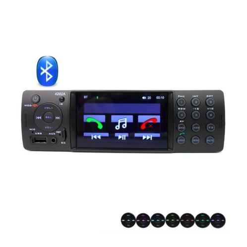-50 Auto radio Din 1 4 inch scherm Bluetooth MP3 MP4