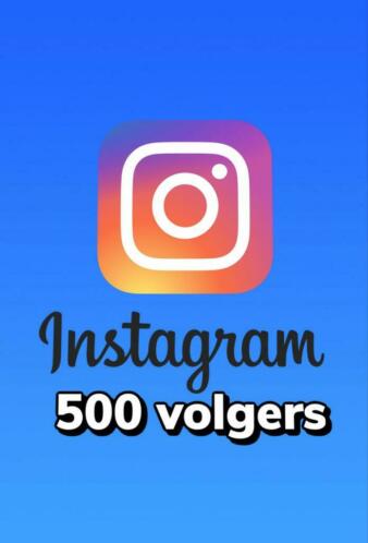 500 volgers voor instagram (lage kwaliteit)