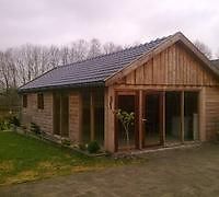 5.00 x 10.00 meter Houten schuur  tuinhuis  berging