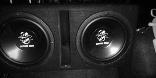 500W RMS 2ohm Ground Zero Subwoofer Bandpass