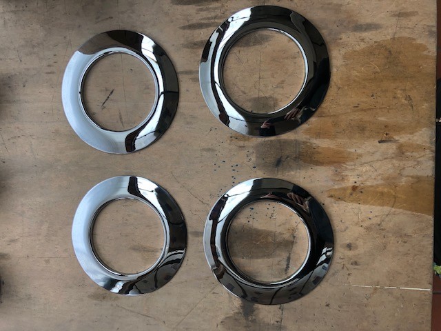Wheel nuts Borrani 52 and chrome rings