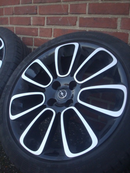 17 inch Origineel Opel Adam Black Velgenmet Banden 4x100