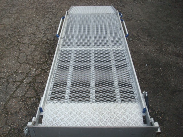 Aluminium Oprijplaat Scootmobiel Rolstoel Rampe