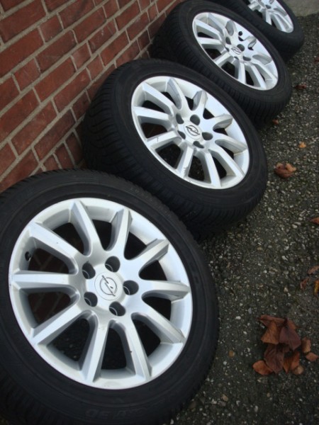 16''Originele Opel velgen en banden steek 5x110