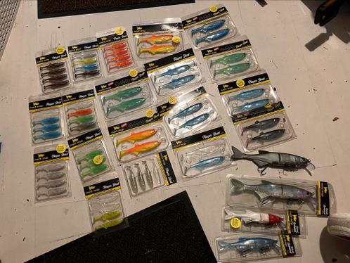 56 stuks shads en swimbaits kunstaas veelal nieuw