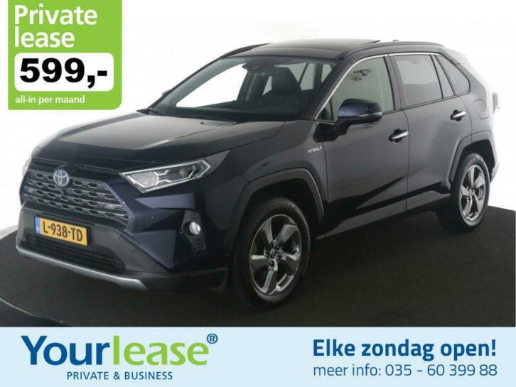 599,- All-in private lease  Toyota RAV4 2.5 Hybrid AWD