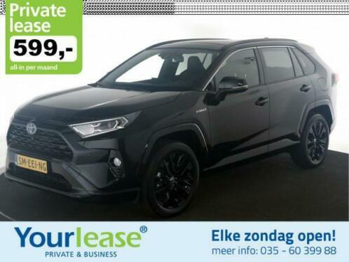 599,- All-in private lease  Toyota RAV4 2.5 Hybrid AWD
