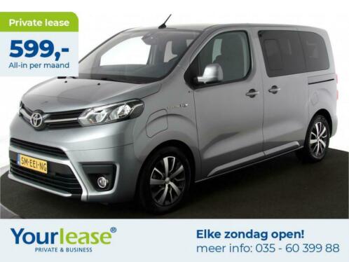 599,- Private lease  Toyota PROACE Electric 50kWh 3-Fase