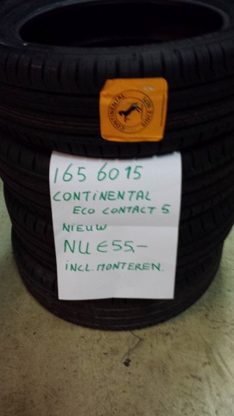 Nieuwe zomerbanden Continental 165 60 15 prijs 65,- euro p/stuk