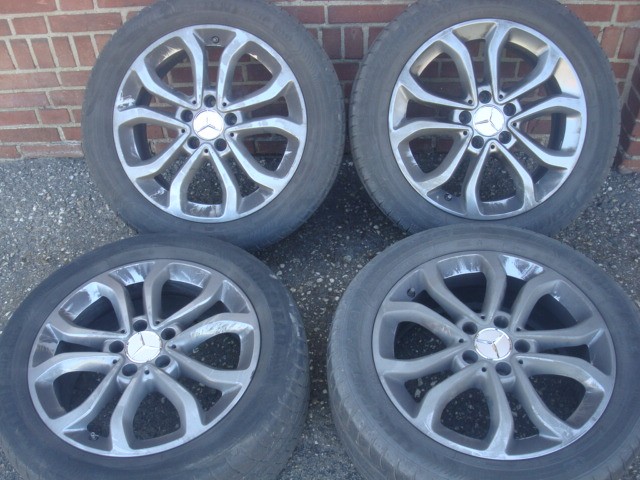 17’’Inch Originele Mercedes Avantgarde Velgen en banden Goodyear 5x112