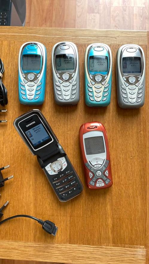 6 stuks Siemens GSM telefoons