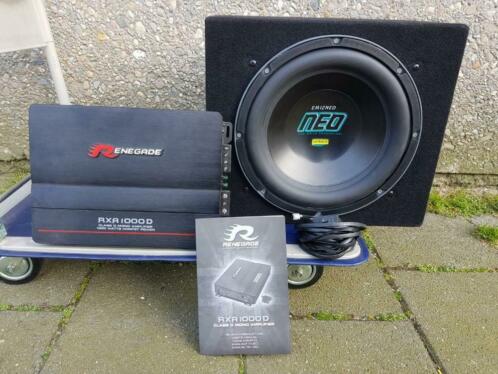 600 rms subwoofer versterker 500 rms kabelset 20MM2