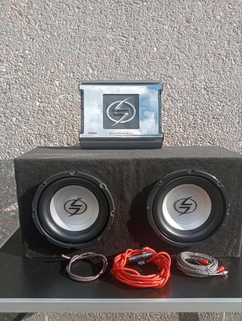 600rms Subwoofer versterker 500rms kabelset