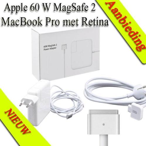 60W MagSafe 2 Power Adapter netvoeding voor de 13034 MacBook