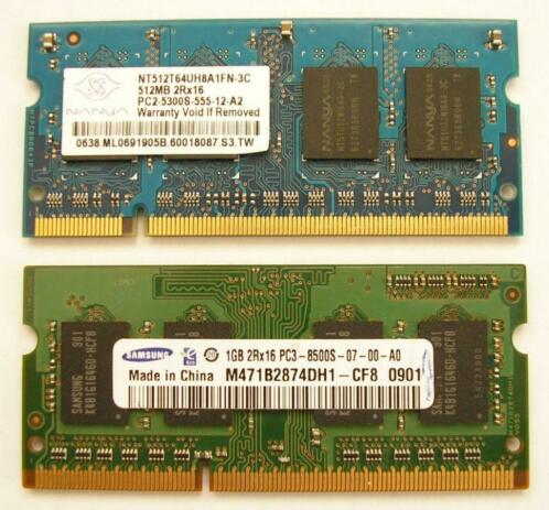 64512MB1GB SO-DIMM-geheugenmodule voor laptop