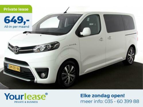 649,- Private lease  Toyota PROACE Luxury Electric 50kWh