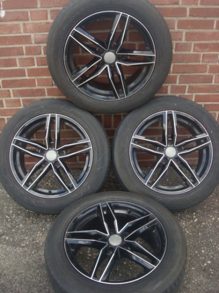 17’’Inch S5 Black Velgen en Banden Verdestein 5x112