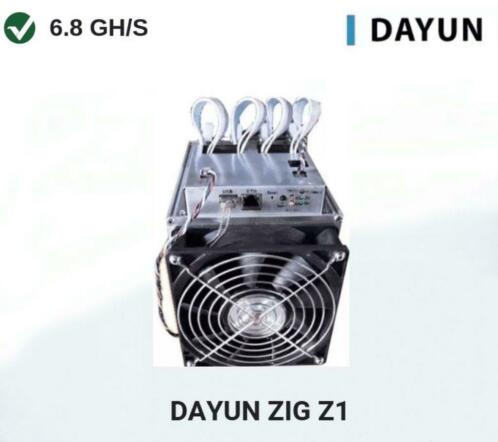 6x Dayun Zig Z1 miner beschikbaar