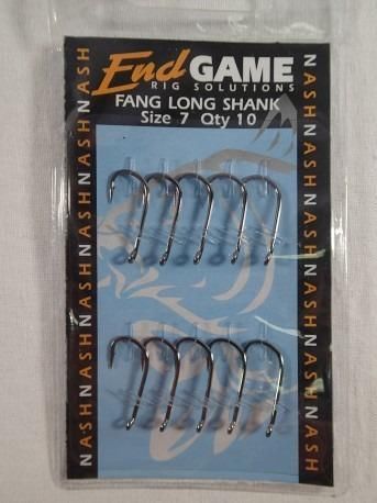 6x Nash Fang Longshank haken size 7 nu  9,99  76 korting