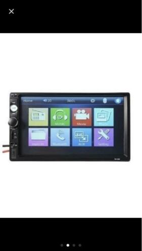 7 inch Autoradio met touchscreen.