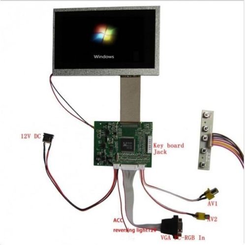 7 inch TFT LCD Module  Touch Panel  VGAamp2AV AD Board 22