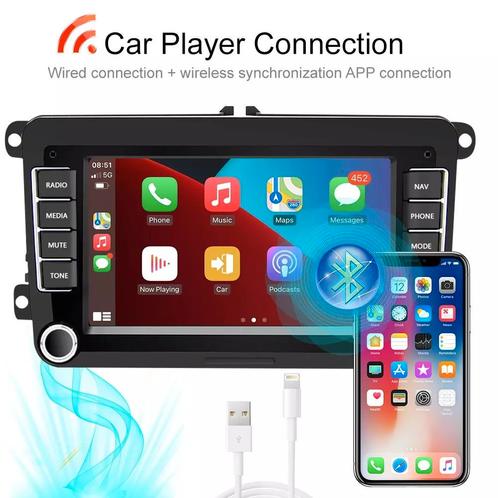 7 INCH Volkswagen Draadloos CarPlay  Android 10