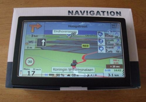 7 inch Vrachtwagen GPS Navigatie met Bluetooth en AV-in