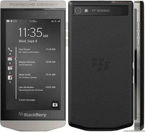 7 x Blackberry Porsche Design telefoons